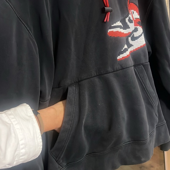 Nike AIR JORDAN MEN’s Jumpman Holiday HOODIE BLACK SWEATSHIRT SIZE XL - Picture 7 of 10